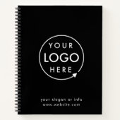 Logo | Business Corporate Company Minimalist Notebook (Front)