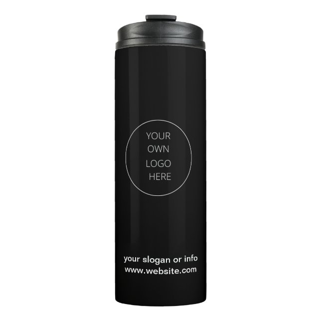 Logo | Business Corporate Company Minimalist Therm Thermal Tumbler (Front)