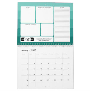 Logo Business Gift - Goal, Things To Do Calendar