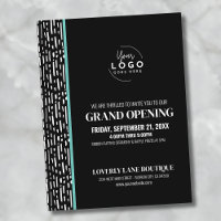 Logo Business Grand Opening Invitation