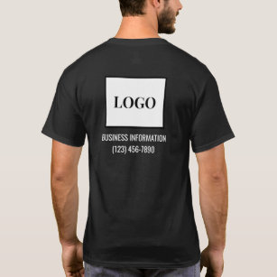 Logo Business Information Advertising T-Shirt