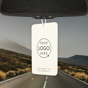 Logo   Business Minimal Clean Simple Branded Car Car Air Freshener