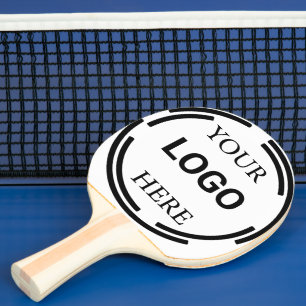 Logo Business Modern Minimal Designs Ping Pong Paddle