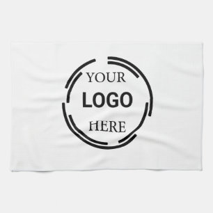 Logo Business Modern Minimal Designs Tea Towel