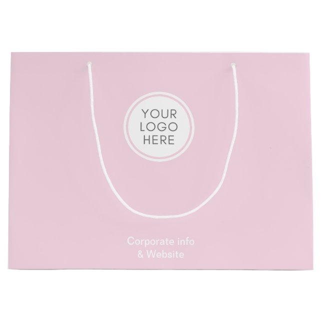 Logo business Pink Blush Corporate bag  (Front)