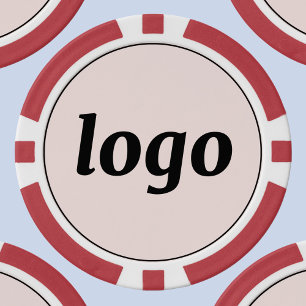Logo Business Promotional Branding Blush Pink Poker Chips