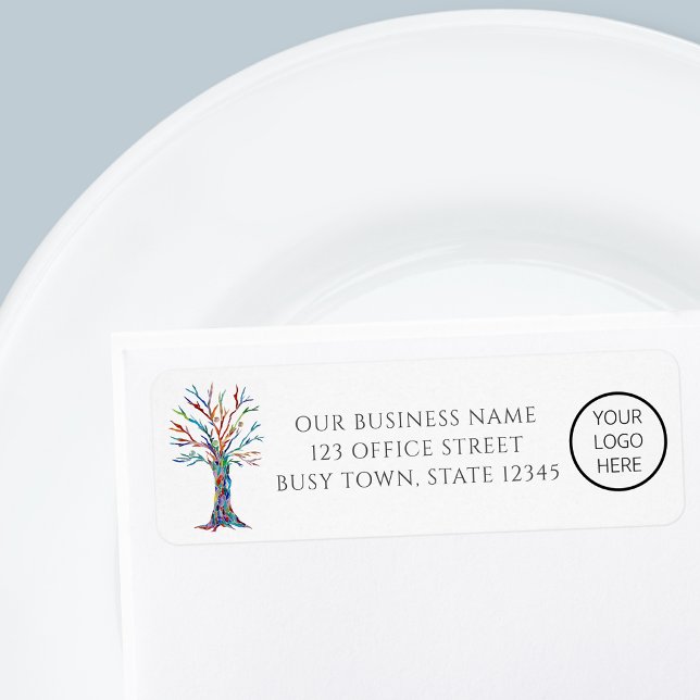 Logo Business Return Address Label (Creator Uploaded)