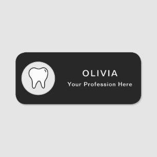 Logo business staff employee name tag