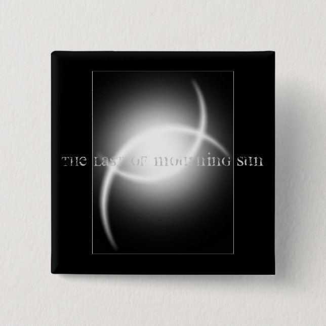 logo/button 15 cm square badge (Front)