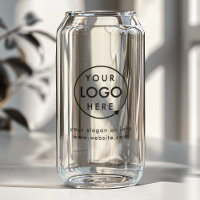 Logo Can Glass | Corporate Drinkware Gift Cup