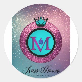 Logo  classic round sticker