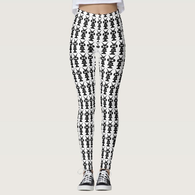 logo classic tile1 leggings (Front)