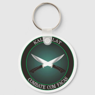 logo combate com facas key ring