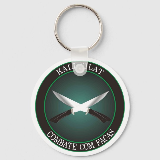 logo combate com facas key ring (Front)