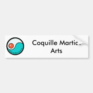 logo, Coquille Martial Arts Bumper Sticker