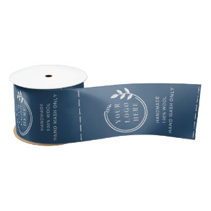 Logo Custom Business Garment Care Clothing Labels Satin Ribbon