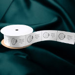 Logo Custom Business Garment Care Clothing Labels Satin Ribbon<br><div class="desc">Logo Custom Business Garment Care Clothing Labels Satin Ribbon Product Laundry Instruction Labels features your logo and custom text such as handmade, type of fabric or washing or care instructions in black on a white background. Personalised by editing the text in the text boxes provided. Perfect for small business clothing...</div>