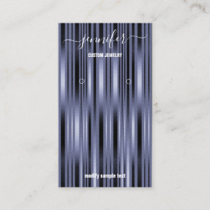 Logo Custom Jewellery Card Social Media Smoky Blue