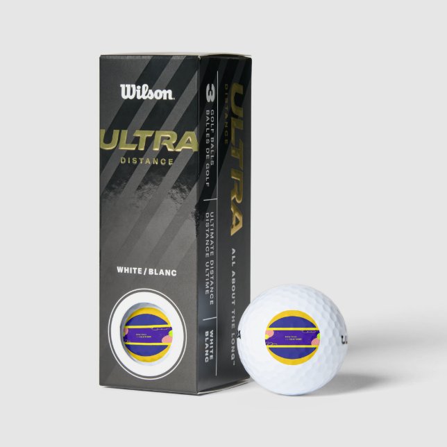 Logo Custom Wilson Ultra 500 Distance Golf Ball (Packaging)