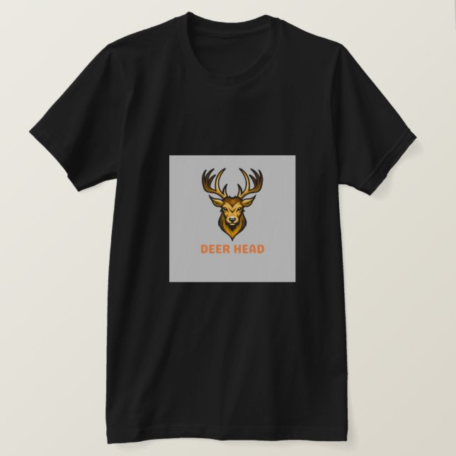 Logo Deer Head t-shirt (Design Front)