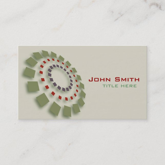 Logo Design Business Card (Front)
