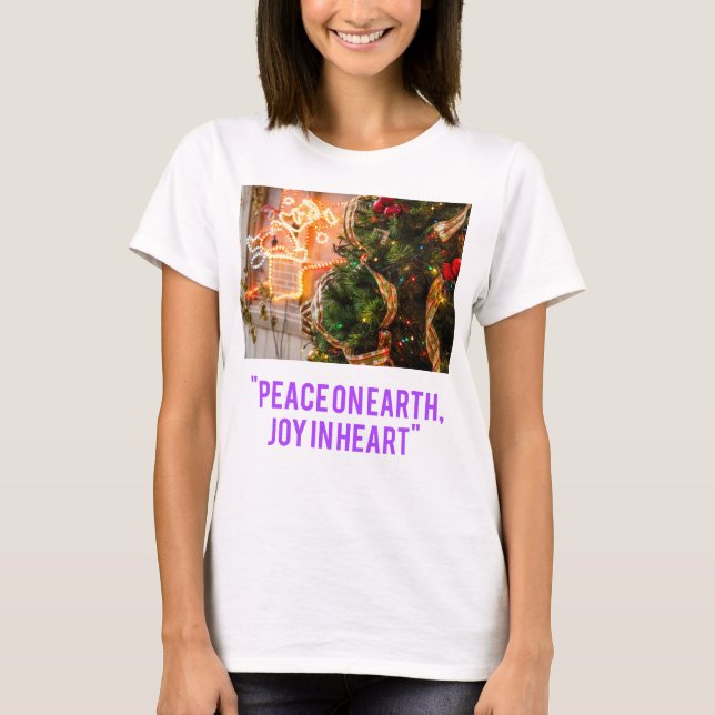 Logo design for christmas t-shirts good art for  (Front)