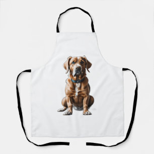 logo design t-shirt dog apron