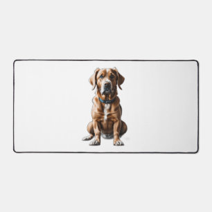 logo design t-shirt dog desk mat