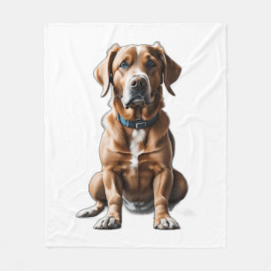 logo design t-shirt dog fleece blanket