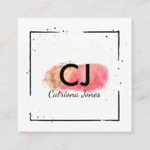 ★ Logo Designed Square Only Business Card