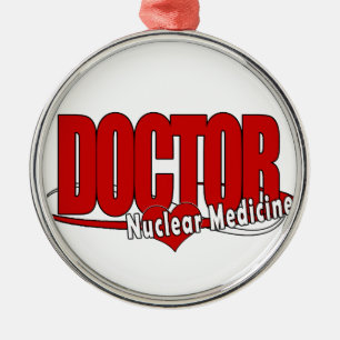 LOGO DOCTOR NUCLEAR MEDICINE METAL TREE DECORATION