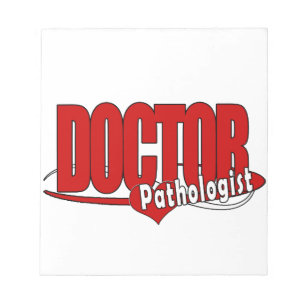 LOGO DOCTOR PATHOLOGIST NOTEPAD