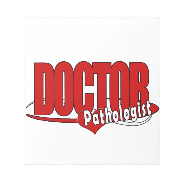 LOGO DOCTOR PATHOLOGIST NOTEPAD (Front)