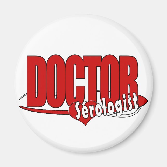 LOGO DOCTOR SEROLOGIST MAGNET (Front)