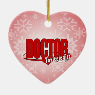 LOGO DOCTOR TOXICOLOGIST CERAMIC TREE DECORATION