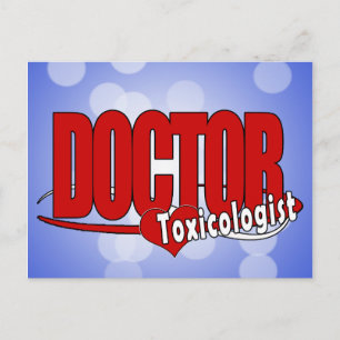 LOGO DOCTOR TOXICOLOGIST POSTCARD