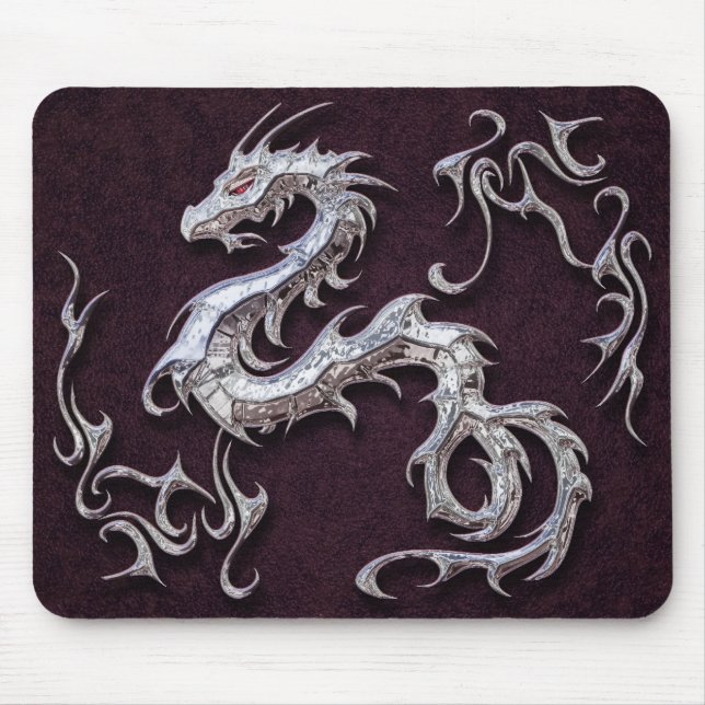 Logo dragon para alfombrilla de raton mouse pad (Front)