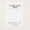 Logo Elegant Script Custom Earring Card