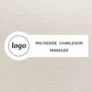 Logo Employee Staff Magnetic or Pin Name Tag