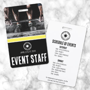Logo Event Staff ID Badge