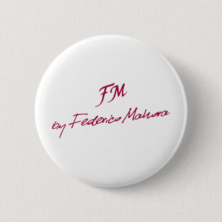 logo [FM BY FEDERICO MAHORA] 6 Cm Round Badge