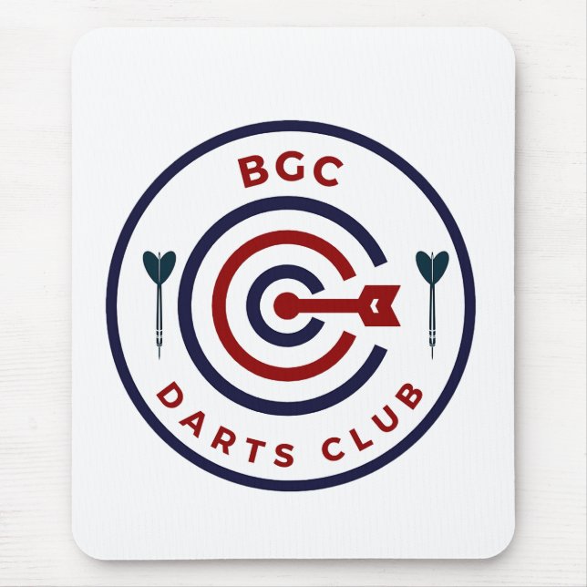 Logo For The BGC (Bonafacio Global City) Dart Club Mouse Pad (Front)