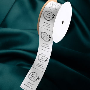 Logo Garment Care Clothing Labels Satin Ribbon