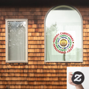 Logo Gold  Business Merry Christmas Holiday Custom