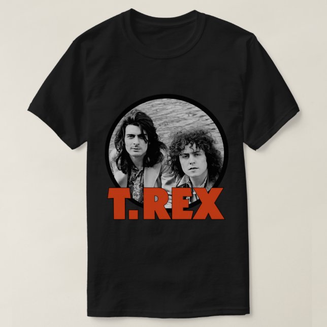 Logo Graphic Black Shirt Funny T.Rex Classic Class (Design Front)