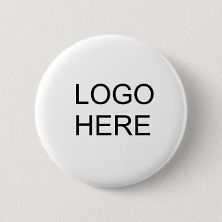 logo here 6 cm round badge