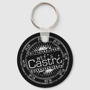 logo inverse key ring