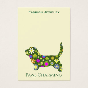 Logo Jewellery Display Cards to Punch