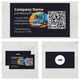 Logo Junk Removal Business Card