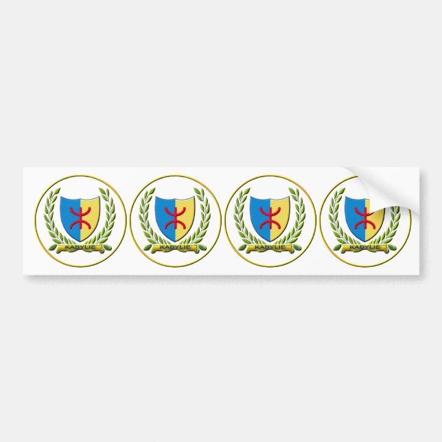logo kabylie bumper sticker (Front)